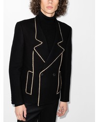 Blazer croisé noir Saint Laurent