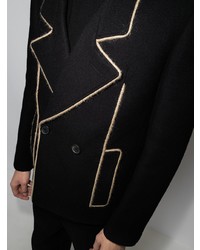 Blazer croisé noir Saint Laurent