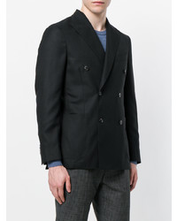 Blazer croisé noir Boglioli