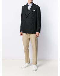 Blazer croisé noir Boglioli