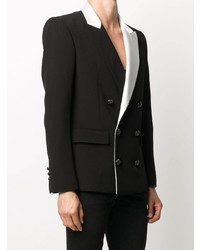 Blazer croisé noir Balmain