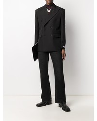 Blazer croisé noir Misbhv