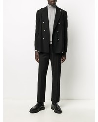 Blazer croisé noir Lardini