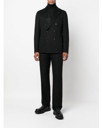 Blazer croisé noir Tagliatore