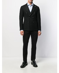 Blazer croisé noir Lardini