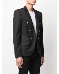 Blazer croisé noir Balmain