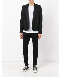 Blazer croisé noir Saint Laurent