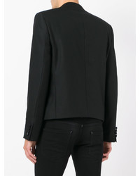 Blazer croisé noir Saint Laurent