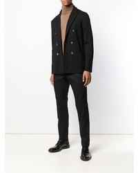 Blazer croisé noir Lardini