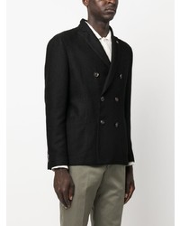 Blazer croisé noir Lardini