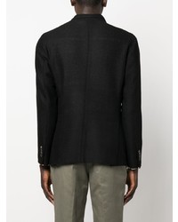 Blazer croisé noir Lardini