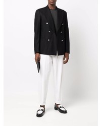 Blazer croisé noir Tagliatore