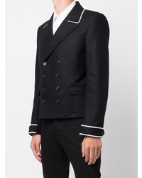 Blazer croisé noir Saint Laurent