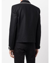 Blazer croisé noir Saint Laurent