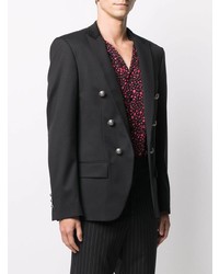 Blazer croisé noir Balmain