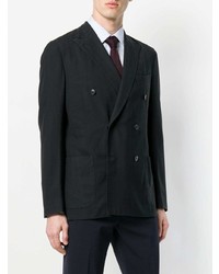 Blazer croisé noir Boglioli