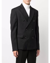 Blazer croisé noir Amiri