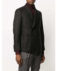 Blazer croisé noir Tagliatore