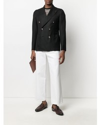 Blazer croisé noir Tagliatore