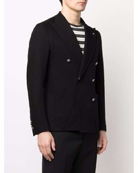 Blazer croisé noir Tagliatore