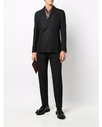 Blazer croisé noir Tagliatore