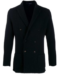 Blazer croisé noir Lardini