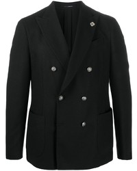 Blazer croisé noir Lardini