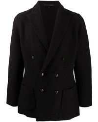 Blazer croisé noir Lardini