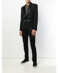 Blazer croisé noir Balmain