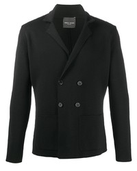 Blazer croisé noir Roberto Collina