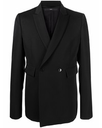 Blazer croisé noir SAPIO