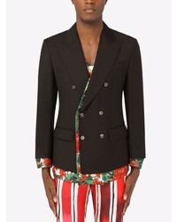 Blazer croisé noir Dolce & Gabbana