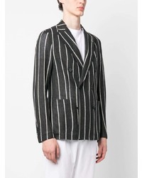 Blazer croisé noir Tagliatore