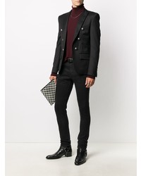 Blazer croisé noir Balmain