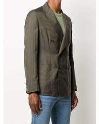 Blazer croisé olive Brioni