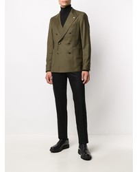 Blazer croisé olive Manuel Ritz