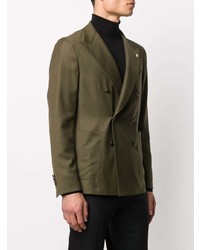 Blazer croisé olive Manuel Ritz