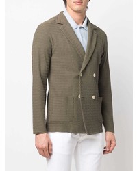 Blazer croisé olive Manuel Ritz