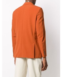 Blazer croisé orange Nanushka