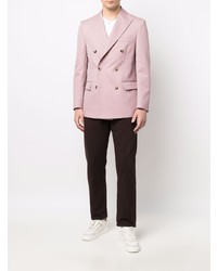 Blazer croisé rose Golden Goose