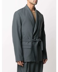 Blazer croisé vert foncé Lemaire