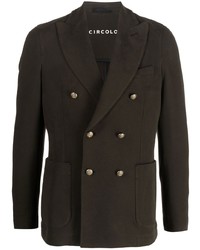 Blazer croisé vert foncé Circolo 1901