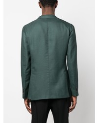 Blazer croisé vert foncé Boglioli