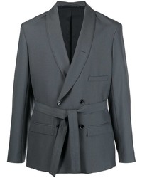 Blazer croisé vert foncé Lemaire