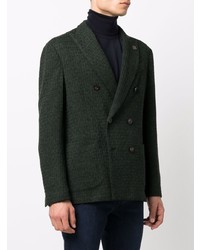 Blazer croisé vert foncé Lardini