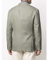 Blazer croisé vert menthe Brunello Cucinelli