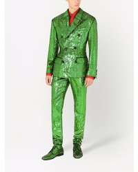 Blazer croisé vert Dolce & Gabbana