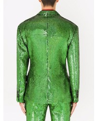 Blazer croisé vert Dolce & Gabbana