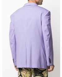 Blazer croisé violet clair Versace