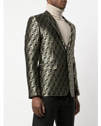 Blazer doré Fendi